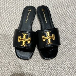 Tory Burch black slides